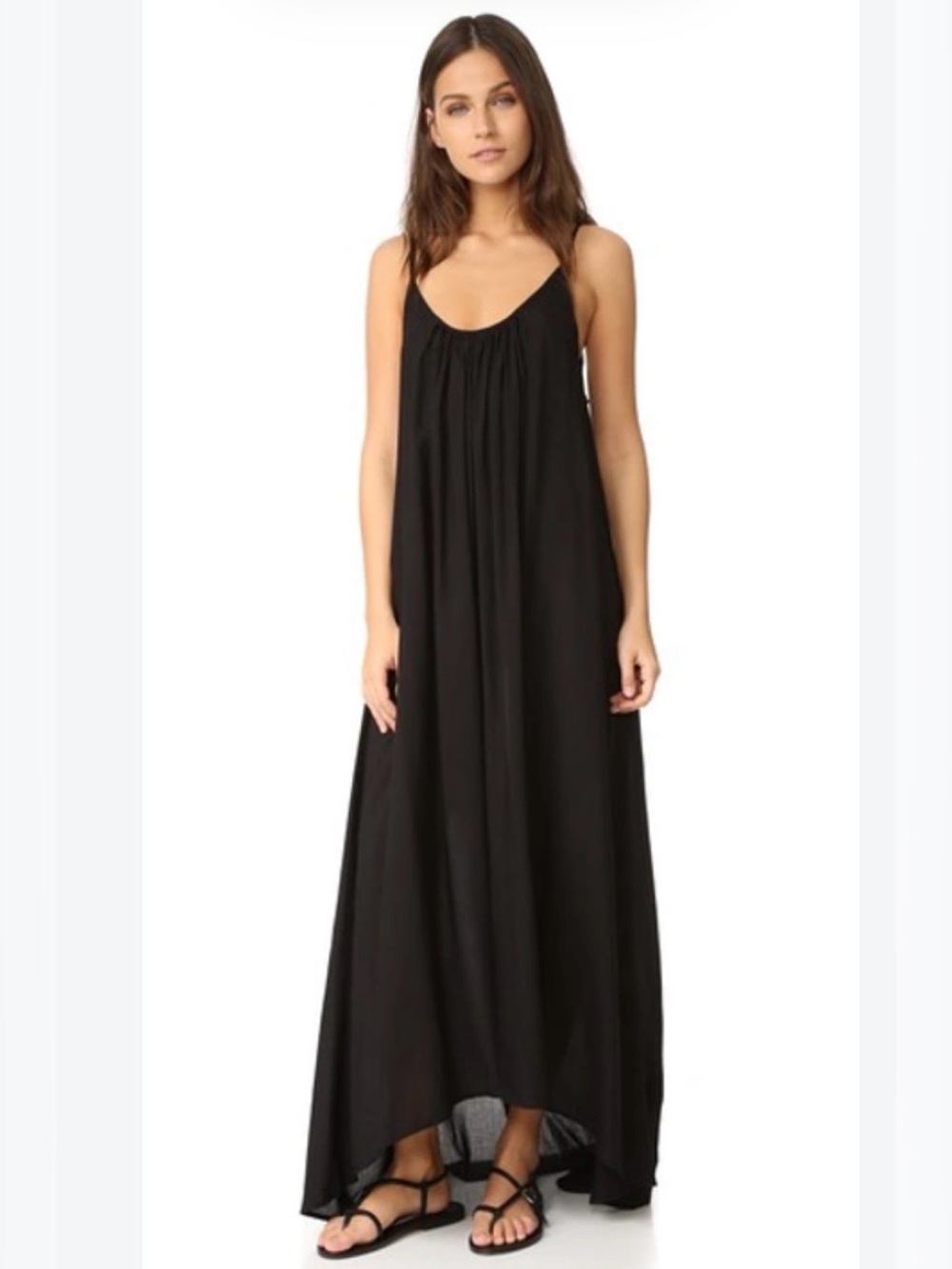 Mikoh Swimwear Biarritz Maxi Dress
Night Black
Size 3 L/XL
Boho
Flowy
Oversized